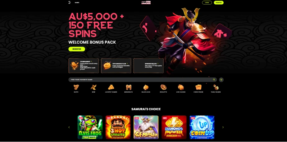 Spin Samurai Casino